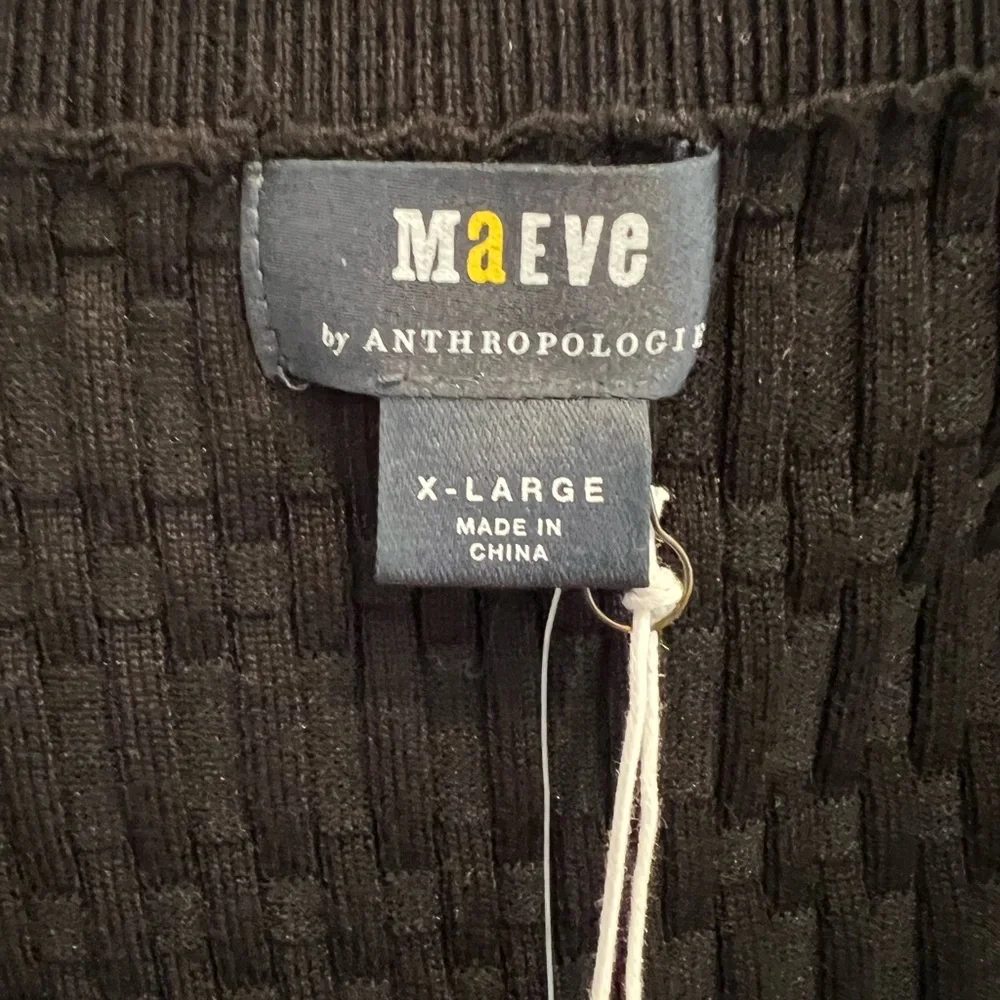Anthropologie Tops | Maeve Anthropologie Sheer Sleeve Black Top - Picture 6 of 7